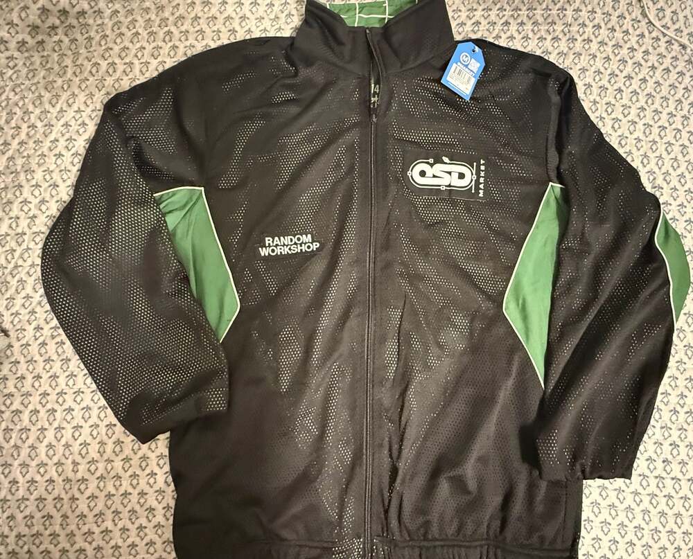 Market Open Reversible Source Design Track Jacket Large Multi